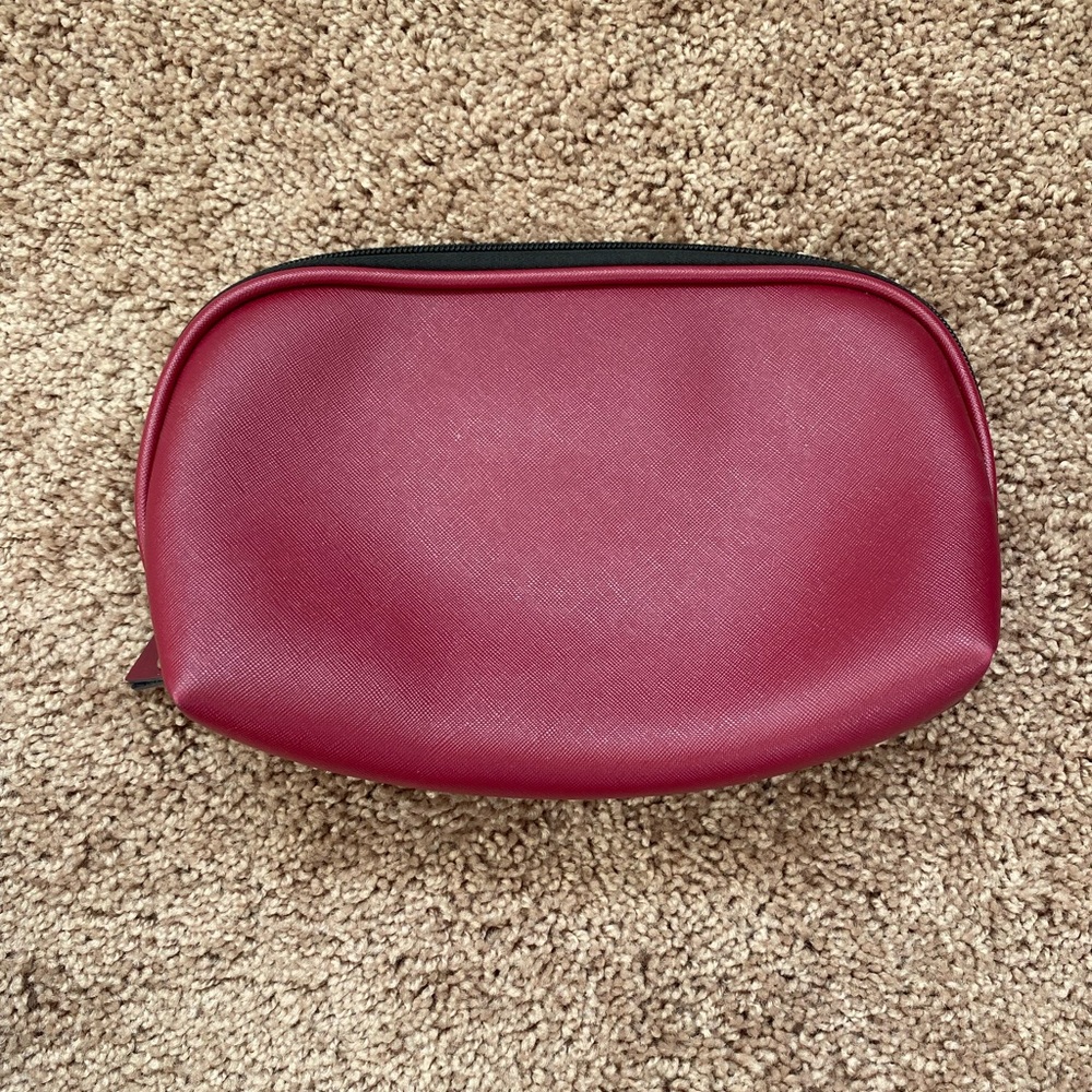 Red Nordstrom Cosmetic Bag